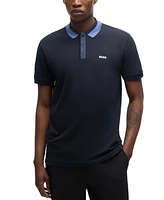 Boss by Hugo Men's Contrast Logo Polo Shirt