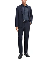 Boss by Hugo Men's Printed Performance Slim-Fit Dress Shirt