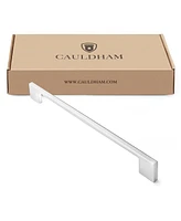 Cauldham 10 Pack Solid Kitchen Cabinet Pulls Handles (9" Hole Centers) - Modern Thin Profile Drawer/Door Hardware - Style M255 - Polished Chrome