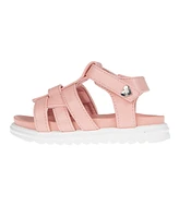 Vince Camuto Toddler Girl's Platform Sandal with Vc Heart Rivet Polyurethane Sandals