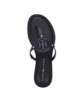 Tommy Hilfiger Women's Litzy Flat Slip On Logo Sandals