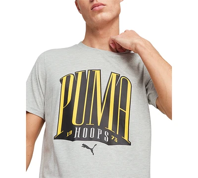 Puma Men's Hoops Logo Graphic T-Shirt