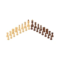 Bobby Fischer Zagreb Chess Set with Wooden Board 21.75 in., 3.74 in. King