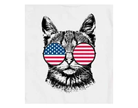 Hybrid Apparel Trendy Juniors Usa Cat Graphic Tee