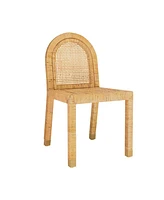 Tov Furniture 1 Pc. Rattan Arched Back Dining Chair