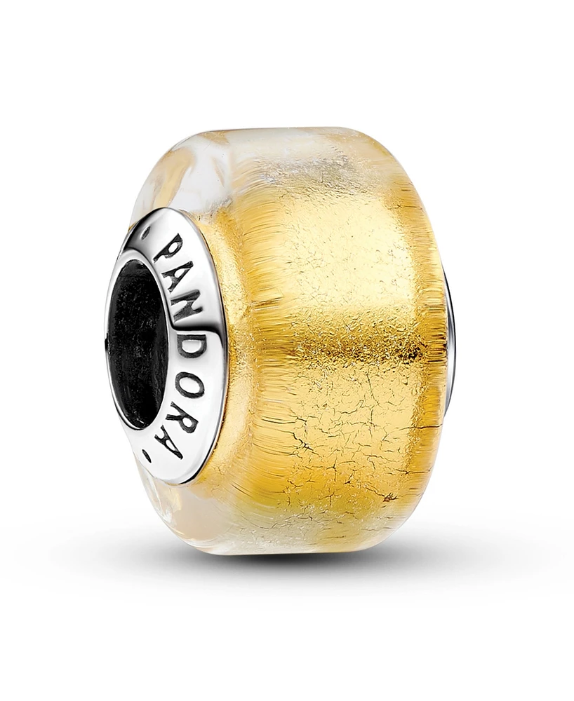 Pandora Golden Mini Murano Glass Charm