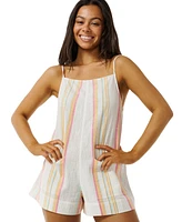 Rip Curl Juniors' Classic Surf Stripe Cotton Romper