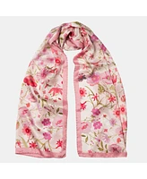 Primavera - Long Satin Silk Scarf for Women