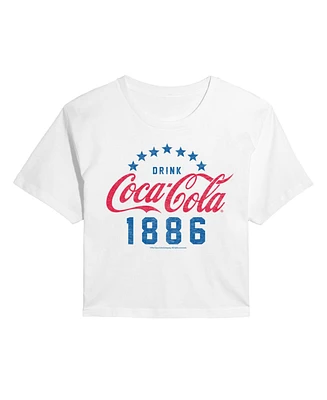 Hybrid Apparel Trendy Juniors Coca Cola Usa Cropped Tee