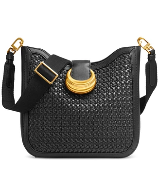 Donna Karan Valley Stream Woven Buckle Crossbody