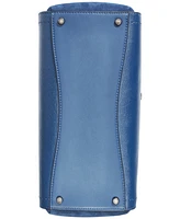 Donna Karan Roslyn Top Handle Suede Satchel