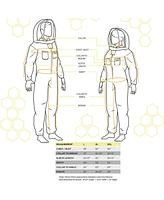 Honey Keeper Professional Cotton Full Body Beekeeping Suit with Self Supporting Veil Hood