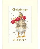 Bothy Threads Christmas Card - Christmas Quackers XMAS48 Counted Cross Stitch Kit - Assorted Pre