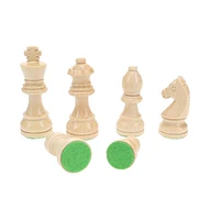 We Games French Staunton Chess & Checkers Set - Weighted Pieces, Black Stained Wooden Board with Storage Drawers - 15 in.