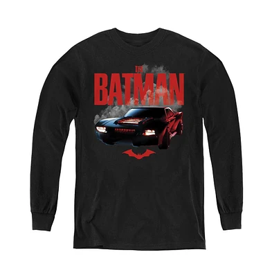 Batman Boys The Youth (2022) Batmobile Long Sleeve Sweatshirt