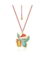 Disney Lilo and Stitch Christmas Necklace and Earring Set