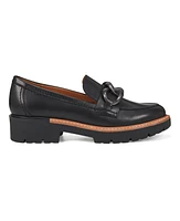 Earth Women's Zalor Round Toe Lug Sole Casual Slip-on Loafers