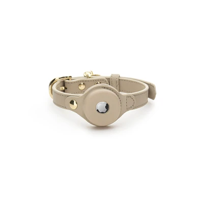 Nina Woof Dog Collar Cupertino Air Tag Enabled