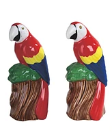 Fc Design 2-pc Set 4.5"H Red Parrot Salt & Pepper Shakers Home Decor Perfect Gift for House Warming, Holidays and Birthdays