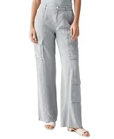 Sanctuary Women's Doheny High-Rise Wide-Leg Cargo Pants