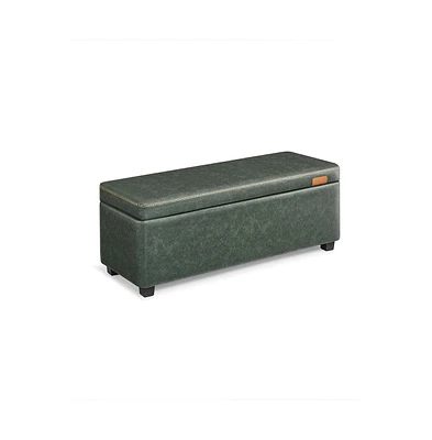 Slickblue Storage Ottoman Bench For Entryway, Bedroom