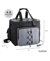 Ivation Electric Cooler Bag, 18 L Portable Thermoelectric Cooler