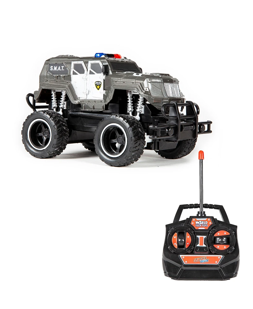 World Tech Toys S.w.a.t. 1:24 Rtr Electric Remote Control Rc Monster Police Truck