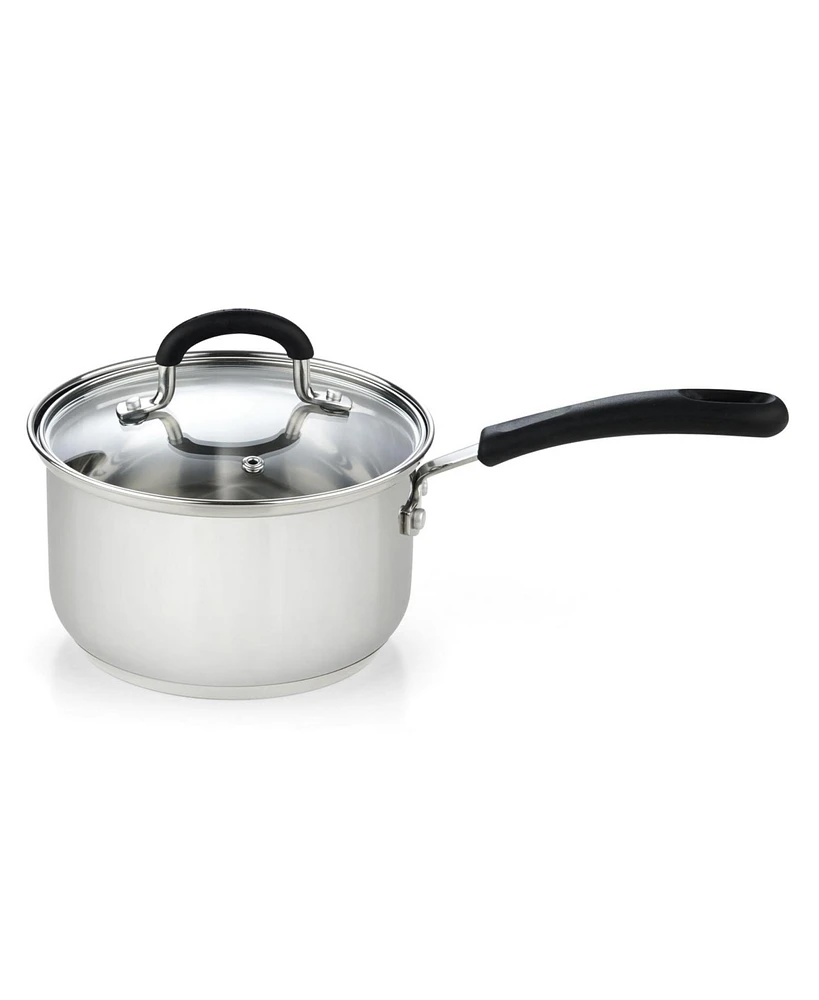 1 Quart Stainless Steel Sauce Pot with Lid ,Stay Cool Handle