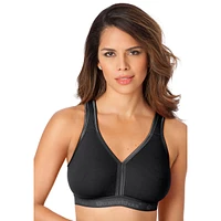 Comfort Choice Women's Wireless Back-Close Lounge Bra