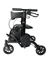 Pursonic 2 In 1 Rolling Rollator Walker