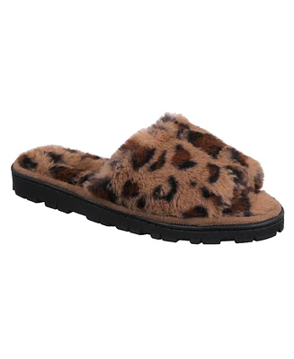 French Connection Women's Plush Slide Slipper