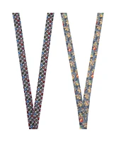 Super Mario Brothers Bowser Lanyard With Metal Charm And Id Sleeve