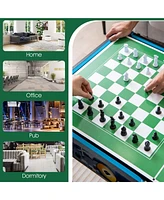Costway 12-in-1 Combo Game Table Set with Foosball Air Hockey Pool Ping Pong Chess Bowling