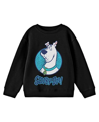 Scooby Doo Boys Character Art Youth Black Long Sleeve Shirt