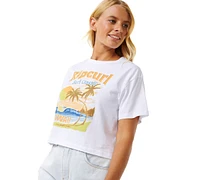 Rip Curl Juniors' High Tide Scenic Graphic Print Cotton T-Shirt