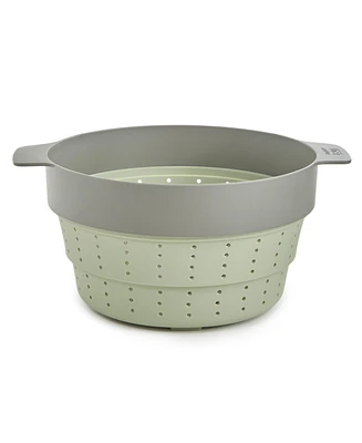 BergHOFF Balance Non-stick Silicone Collapsible Steamer Basket & Strainer 10", Recycled Material