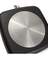 BergHOFF Graphite Non-stick Ceramic Grill Pan 11", Sustainable Recycled Material