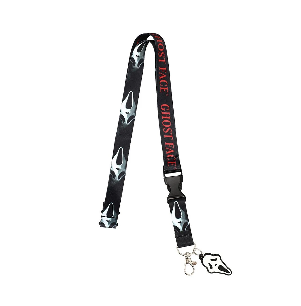 Scream Ghostface Lanyard with Clear Id Sleeve