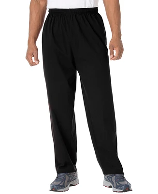 KingSize Men's Lightweight Jersey Open Bottom Sweatpants