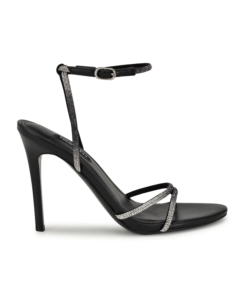 Nine West Women's Missey Open Toe Stiletto Heel Dress Sandals