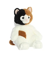 Aurora Medium Da Calico Sluuumpy Cozy Plush Toy White 11.5"