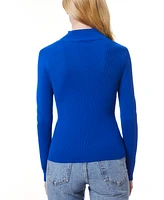 Melissa Paige Women's Ribbed Mock-Neck Sweater, Regular & Petite