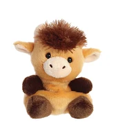 Aurora Mini Hubert Highland Cow Palm Pals Adorable Plush Toy Brown 5"