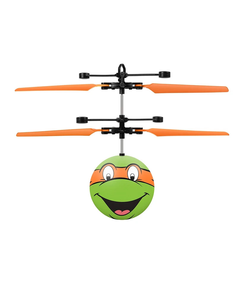 World Tech Toys Nickelodeon Tmnt Michelangelo Ufo Ball Helicopter