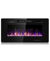 Slickblue 36 Inch Ultra Thin Wall Mounted Electric Fireplace