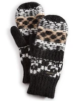 Cole Haan Women's Reversible Fair Isle Mittens