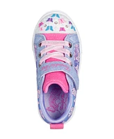 Skechers Toddler Girls' Twinkle Toes: Sparks - Ombre Flutter Stay-Put Light-Up Casual Sneakers from Finish Line