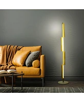 Brightech Callie 65" Dimmable 4-Light Led Floor Lamp with Marble Base