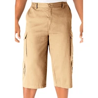 KingSize Big & Tall 17" Side Elastic Cargo Shorts