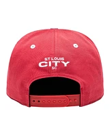 Fan Ink Men's St. Louis City Sc Red Bankroll Snapback Hat